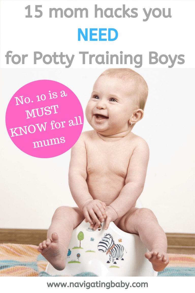 The top tips for Potty Training Boys - Navigating Baby