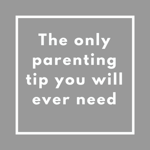 The only parenting tip you will ever need! - Navigating Baby